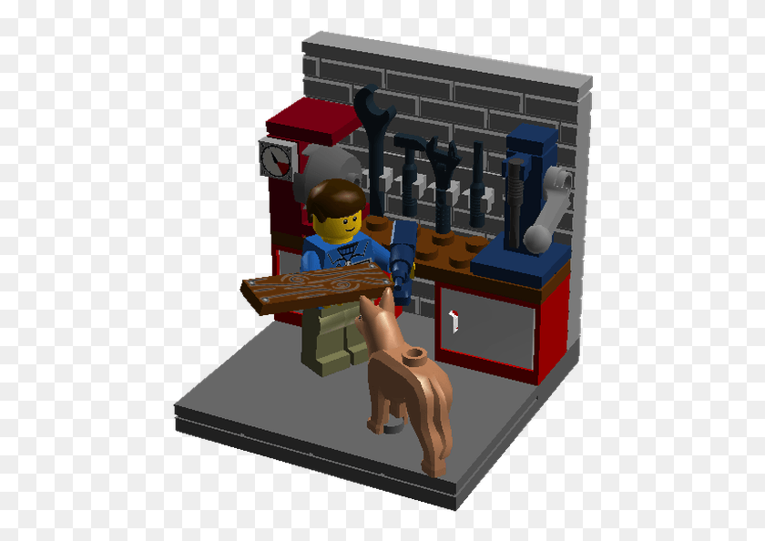 466x534 Workbench Vinette Figurine, Toy, Person, Human HD PNG Download