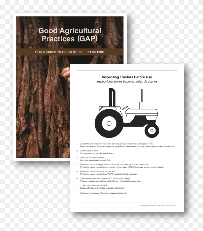 955x1095 Worker Training Guide Dark Fired Tractor, Poster, Advertisement, Flyer HD PNG Download