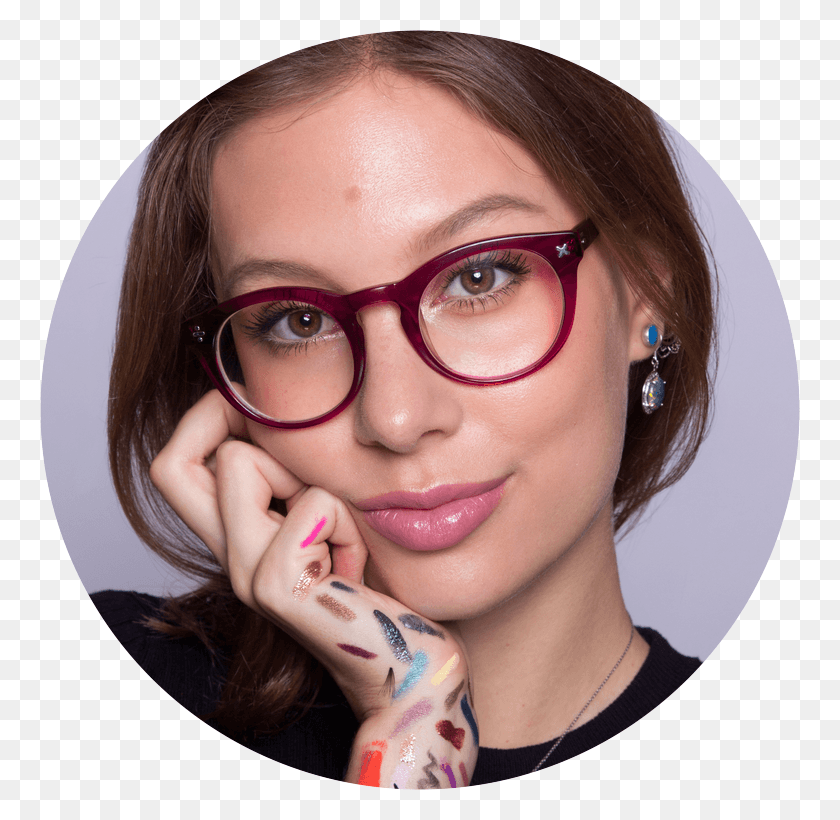760x760 Working On Campaigns For Brands Such As Becca Cosmetics Girl, Glasses, Accessories, Accessory HD PNG Download