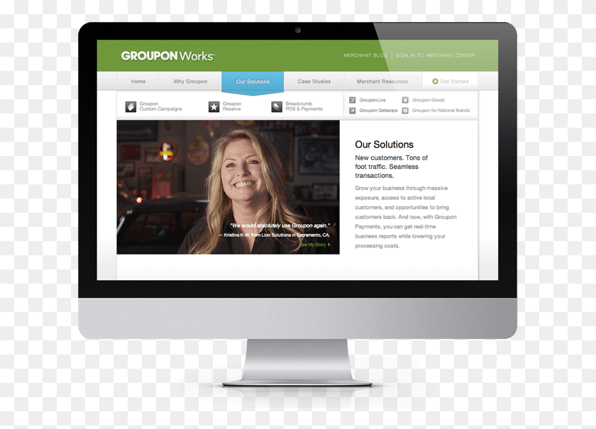 621x545 Descargar Png / Trabajando Con El Sitio Web De Groupon, Persona Humana, Monitor Hd Png