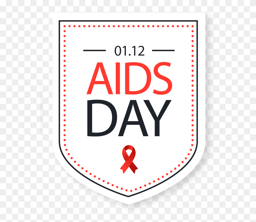 575x667 World Aids Day Image Label, Armor, Shield, Text HD PNG Download