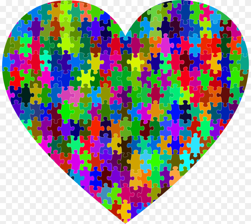 826x750 World Autism Awareness Day Psychology National Autistic Colorful Puzzle Heart, Blackboard Clipart PNG
