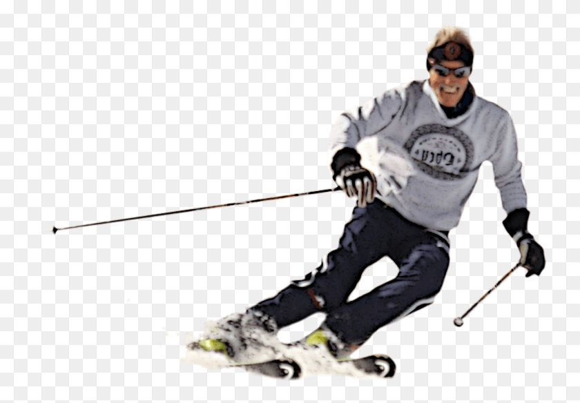 742x524 Лыжный Инструктор Мирового Класса Эрвин Коллеггер Повороты Лыжника Первого Класса, Человек, Человек, Спорт Png Скачать