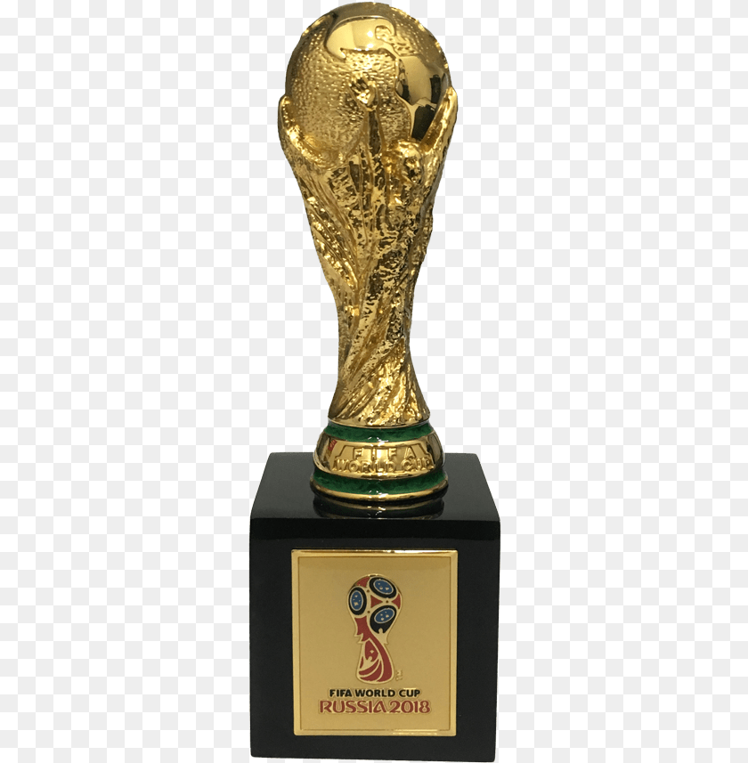 285x857 World Cup 2018 Trophytitle World Cup 2018 Trophy Trophy, Bottle, Cosmetics, Perfume Transparent PNG