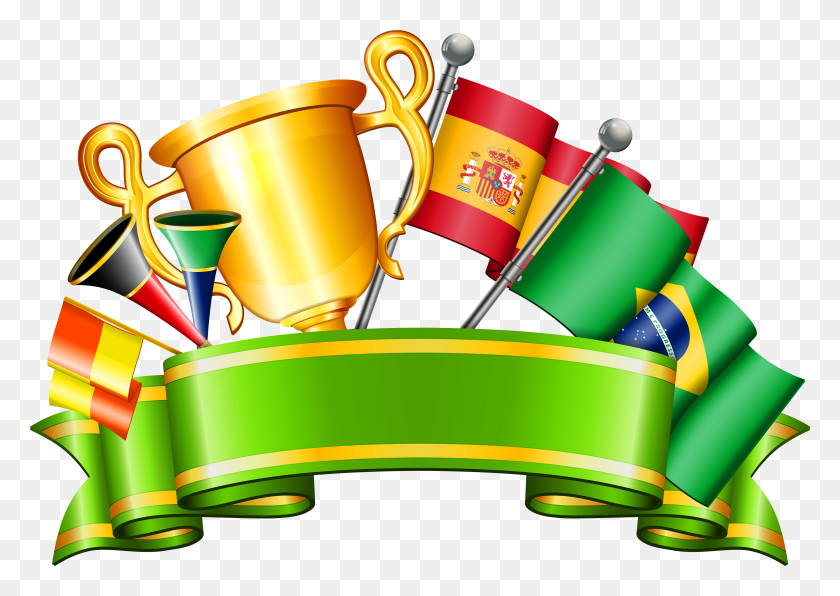 4096x2815 World Cup Decor Transparent Clipart World Cup Flags HD PNG Download