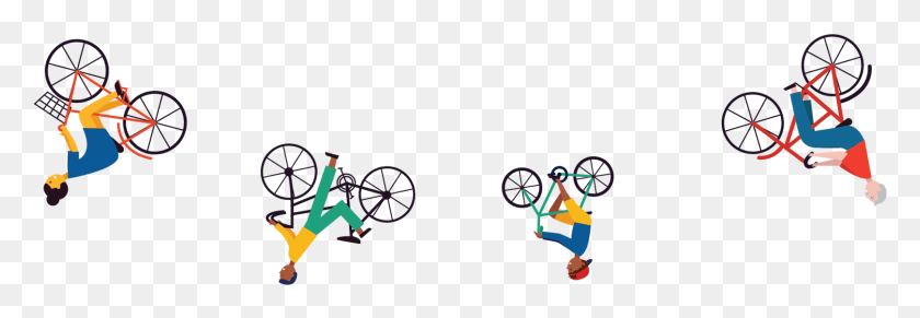 1617x480 Всемирный День Цикла, Велосипед, Транспортное Средство, Транспорт Hd Png Скачать