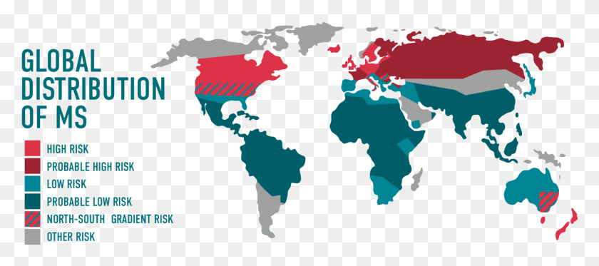 1350x542 Descargar Png Distribución Mundial De La Esclerosis Múltiple ¿Ocurren Ventiscas Mapa Del Mundo, Mapa, Diagrama Hd Png