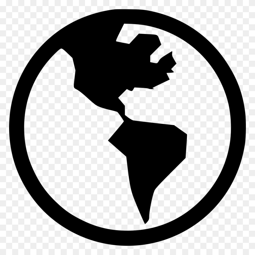 980x980 World Earth Globe Planet Planetary America Us Comments Simple Earth Drawing Easy, Symbol, Stencil, Star Symbol HD PNG Download