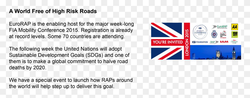 2581x900 World Free Of High Risk Roads Great Britain Flag, Label, Text, Symbol HD PNG Download
