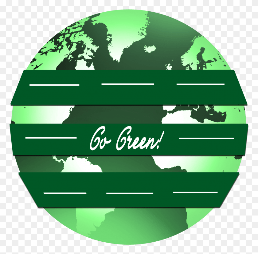 2401x2357 World Go Green Globe Us And Europe, Astronomy, Outer Space, Space HD PNG Download