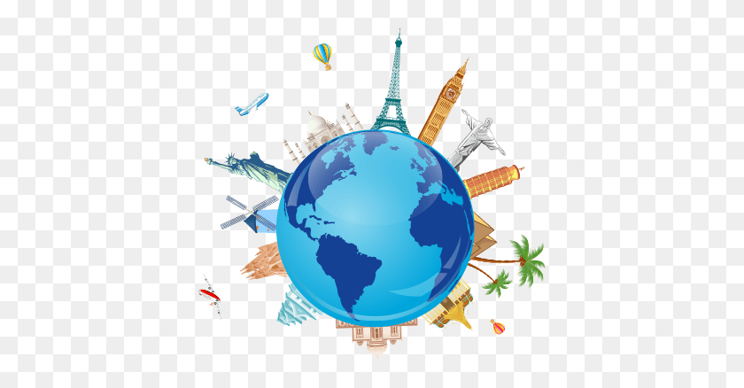 394x378 Мировой Графический Логотип World Travel, Космическое Пространство, Астрономия, Космос Hd Png Скачать