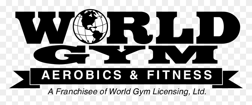 2331x875 World Gym Logo Transparent Graphic Design, Astronomy, Outer Space, Universe HD PNG Download