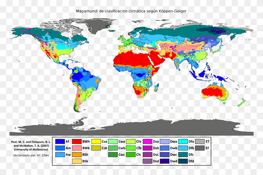 3001x1920 World Kppen Classification Climate Map, Plot, Diagram, Atlas HD PNG Download