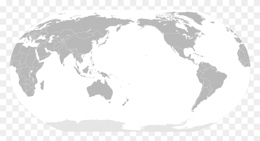 1817x923 Карта Мира Азия Слева 5 2000Px Blankmap 180E Svg Карта Мира По Центру Азии, Карта, Диаграмма, Атлас Hd Png Скачать