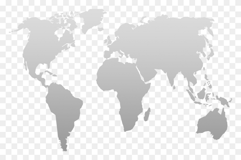 1189x760 World Map High Resolution Gray World Map, Map, Diagram, Atlas HD PNG Download
