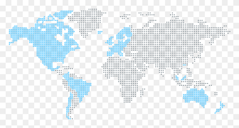 1012x505 World Map Image Dotted Map Of World, Diagram, Plot, Atlas HD PNG Download