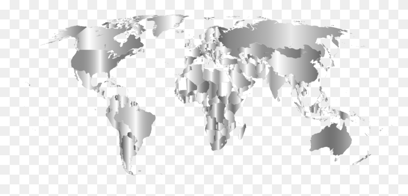 1699x750 World Map Robinson Projection Population World Map, Map, Diagram, Plot HD PNG Download