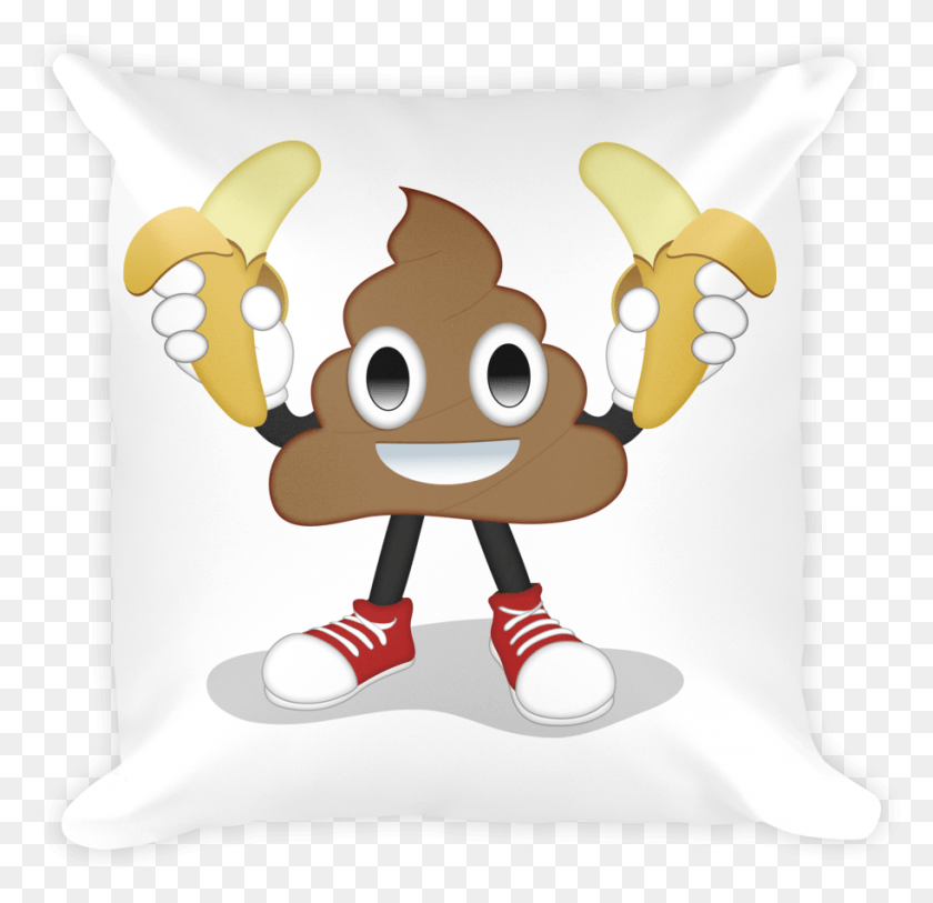 913x882 World Of Emoji39s Pillows Rainbow Colored Poop, Pillow, Cushion, Shoe HD PNG Download