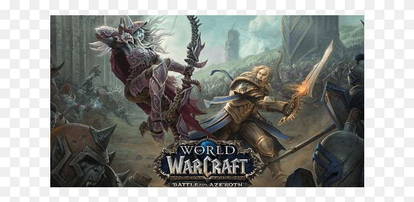 638x351 World Of Warcraft Рыцарь Смерти Битва За Азерот, World Of Warcraft Hd Png Скачать