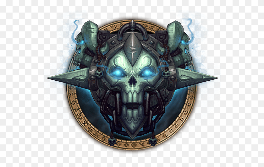 566x472 World Of Warcraft Wow Death Knight Icon, Наручные Часы, Узор, Космический Корабль Png Скачать
