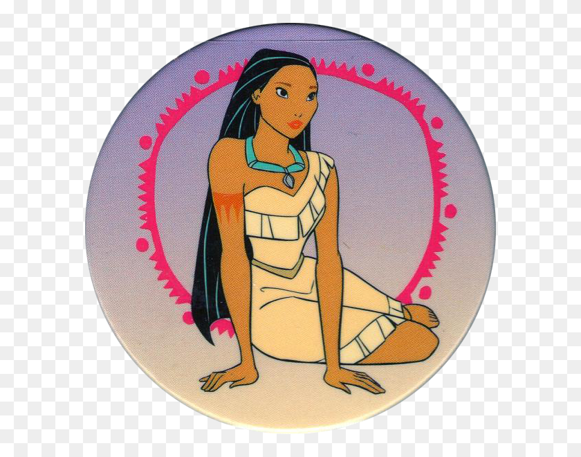 600x600 World Pog Federation Gt Selecta Gt Pocahontas 06 Pocahontas Cartoon, Logo, Symbol, Trademark HD PNG Download