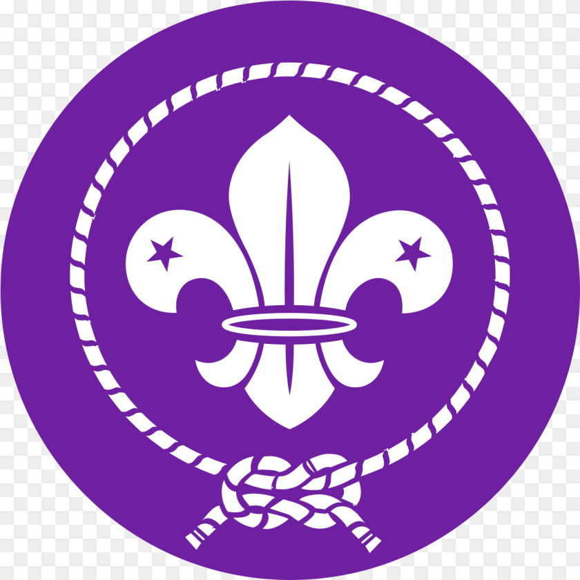 1201x1201 World Scout Emblem World Scout Badge, Symbol, Purple, Logo, Disk PNG