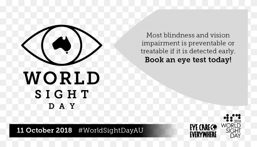 1201x647 World Sight Day 2018 Twitter Tile Mono Animal, Business Card, Paper, Text Descargar Hd Png