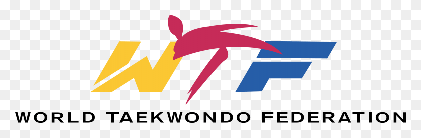 3691x1026 World Taekwondo Federation Logo Wtf World Taekwondo Federation Logo Vector, Label, Text, Symbol HD PNG Download