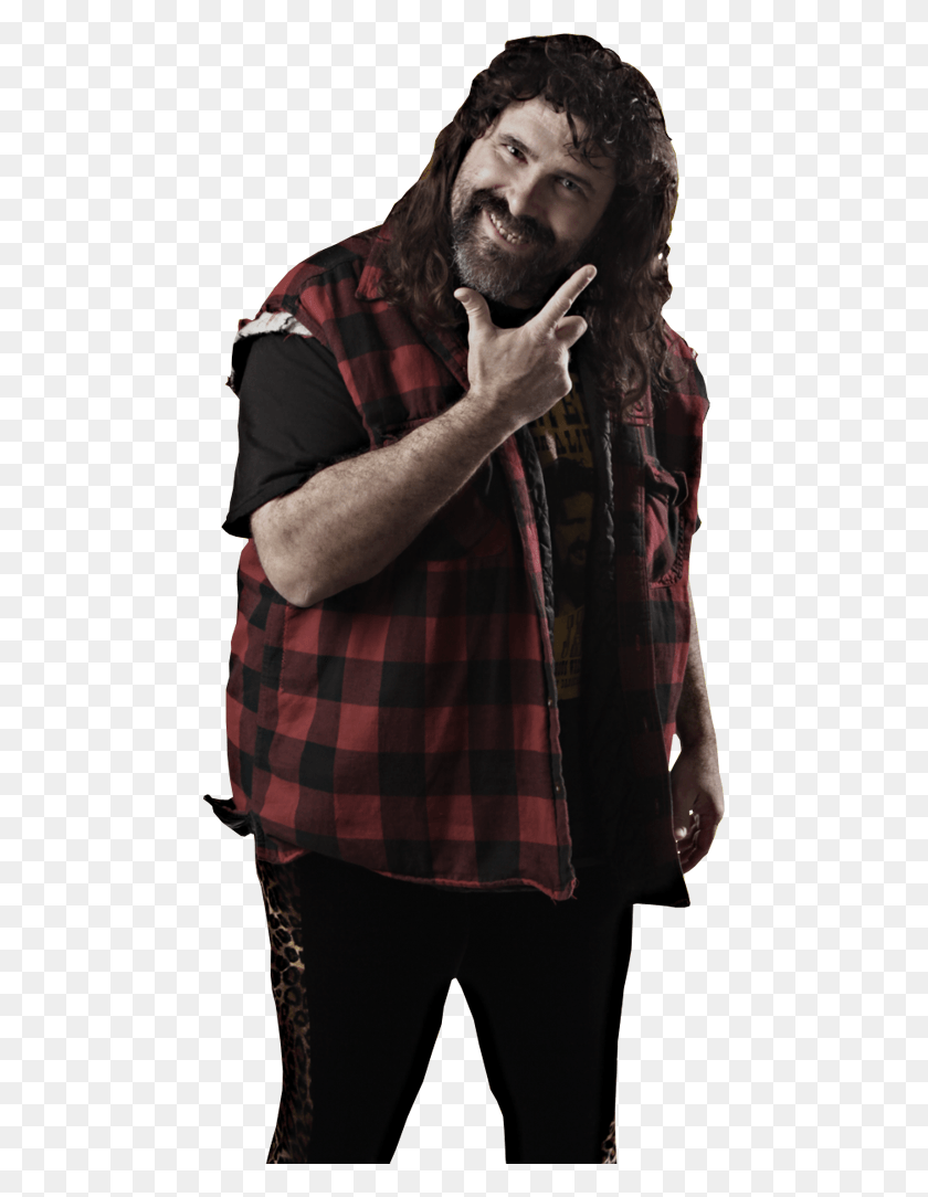 472x1024 World Tag Team Champion Mick Foley Wrestler, Clothing, Apparel, Person HD PNG Download