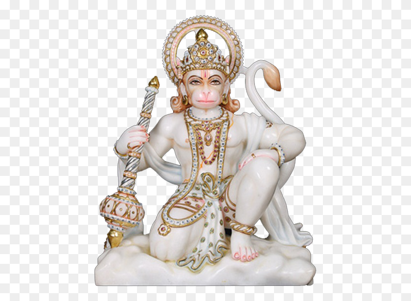 455x556 Worldwide Shipping Beautiful Hanuman Ji, Figurine, Porcelain HD PNG Download