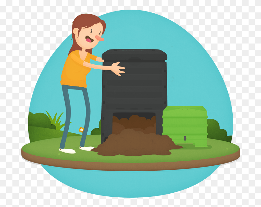 706x606 Worm Clipart Compost Bin Composting At School Clip Art, Outdoors, Person, Human HD PNG Download