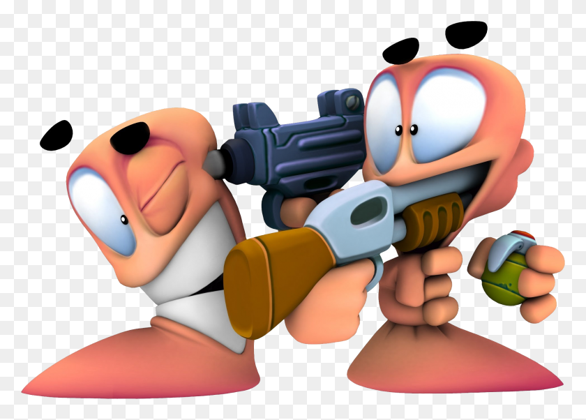 1943x1351 Worms Game, Toy, Water Gun HD PNG Download