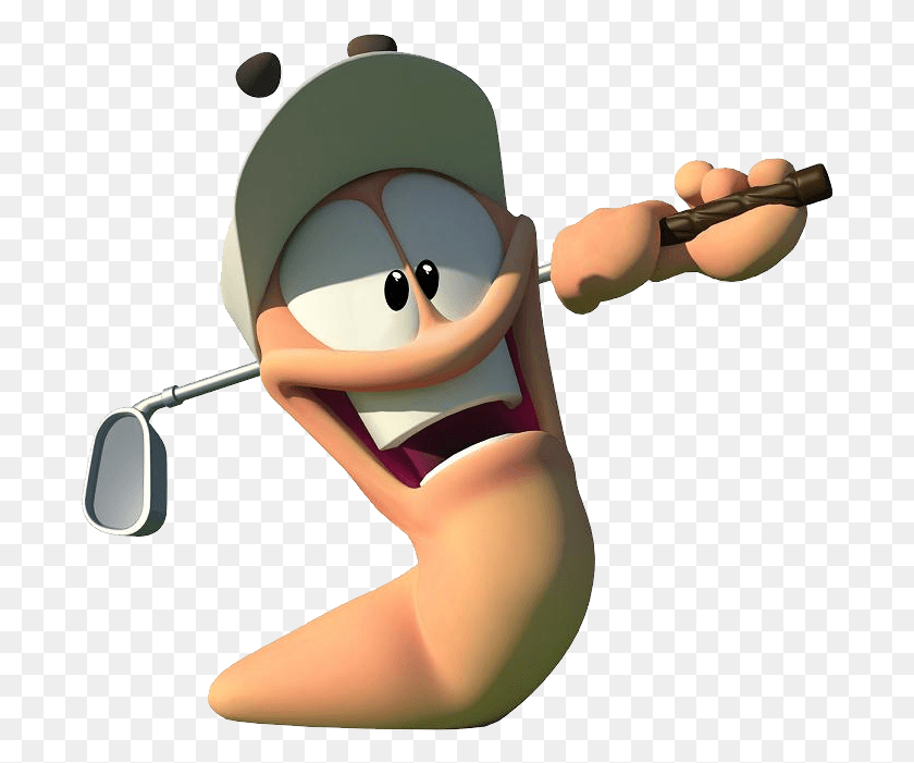 693x641 Worms Game Worms Crazy Golf Pc Cover, Persona, Humano, Cojín Hd Png