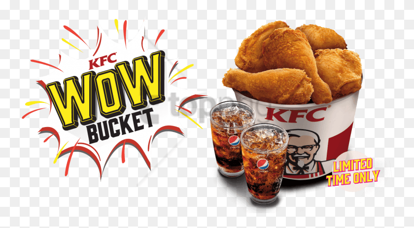 754x403 Wow Bucket Kfc Malaysia, Glass, Beer, Alcohol HD PNG Download