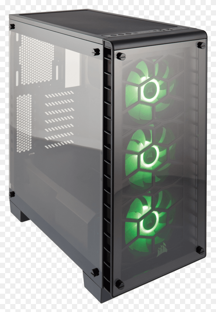 806x1190 Wpcs Krystal 1080 Gaming System Wilkie S Pcs Computer Corsair Crystal Series 460x Rgb, Electronics, Appliance, Light HD PNG Download