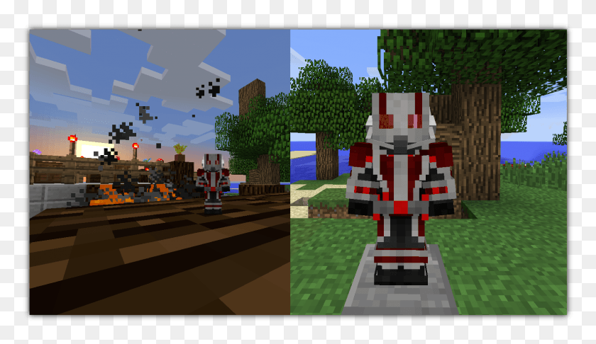 1545x845 Minecraft Мод `` Человек-Муравей '', Игрушка Hd Png Скачать