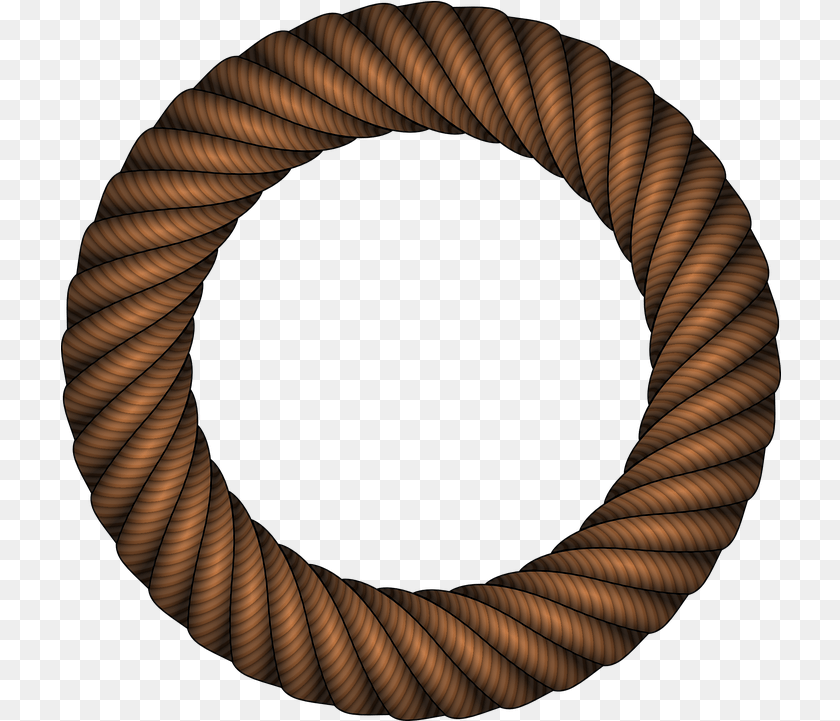 Wreath Circle Round Rope Circle, Person Sticker PNG