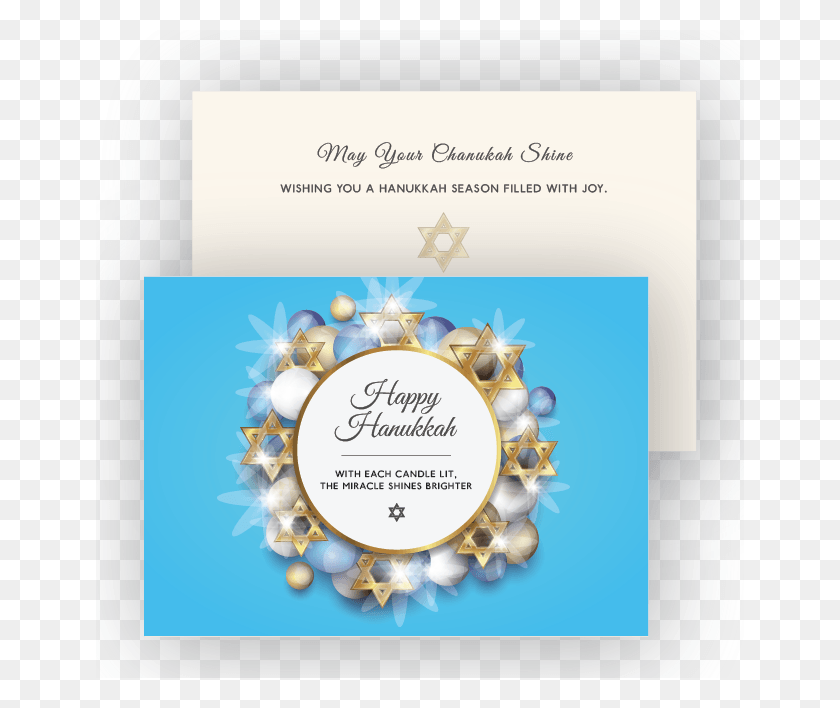648x648 Wreath Of Hanukkah Card A Day To Remember Christmas Card, Text, Flyer, Poster HD PNG Download