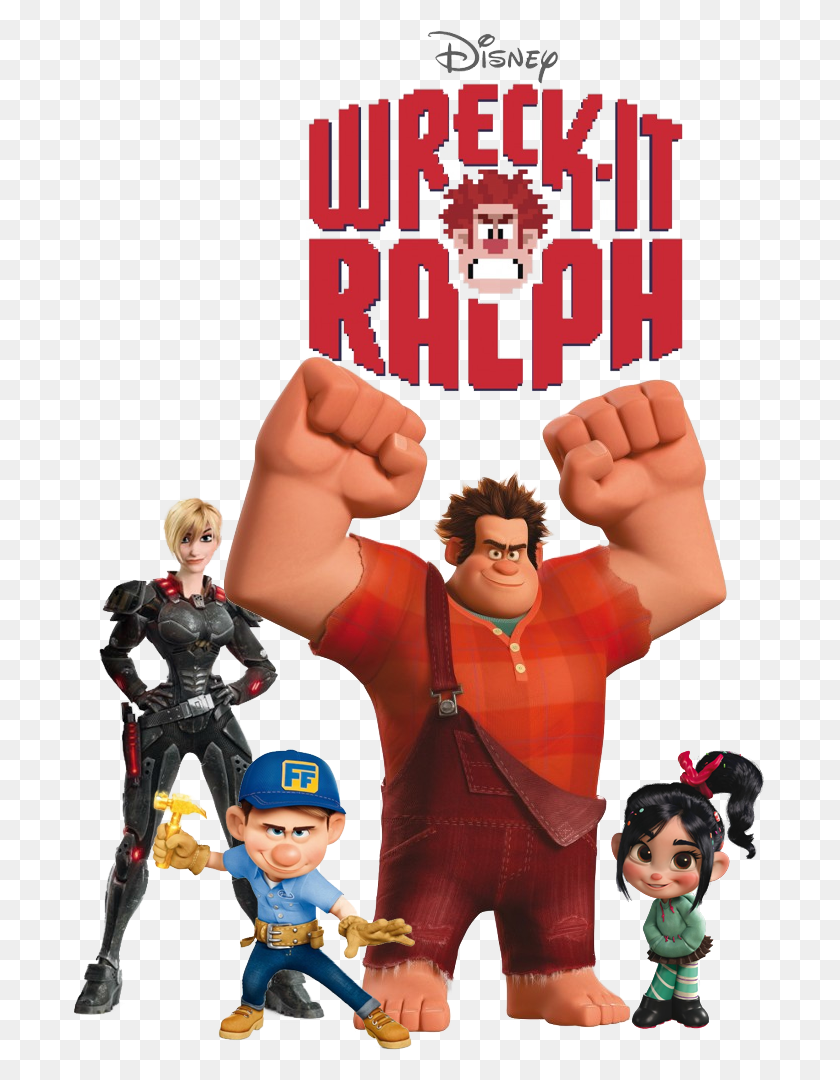 693x1020 Wreck It Ralph, Person, Human, Poster HD PNG Download