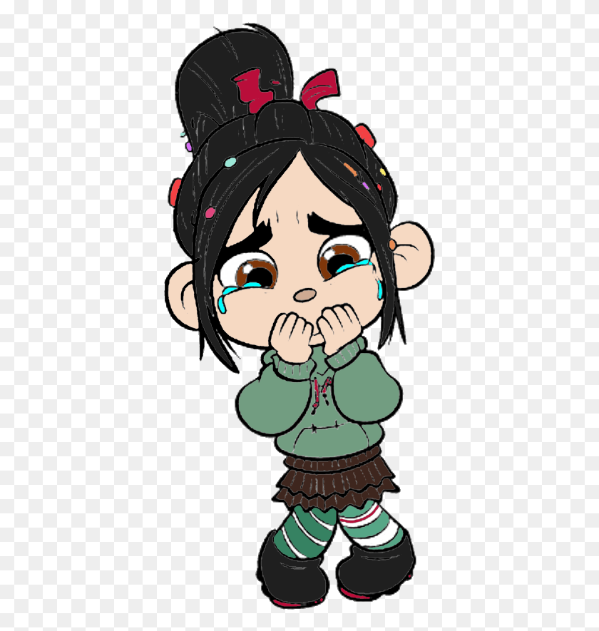 381x825 Wreck It Ralph Images Vanellope Von Schweetz Crying Vanellope Crying, Face, Clothing, Apparel HD PNG Download