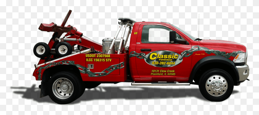 949x381 Wrecker Towing Naperville Classic Towing, Tow Truck, Truck, Vehicle HD PNG Download