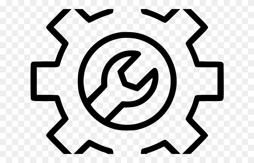 640x480 Wrench Clipart Service Icon Gear Icon HD PNG Download