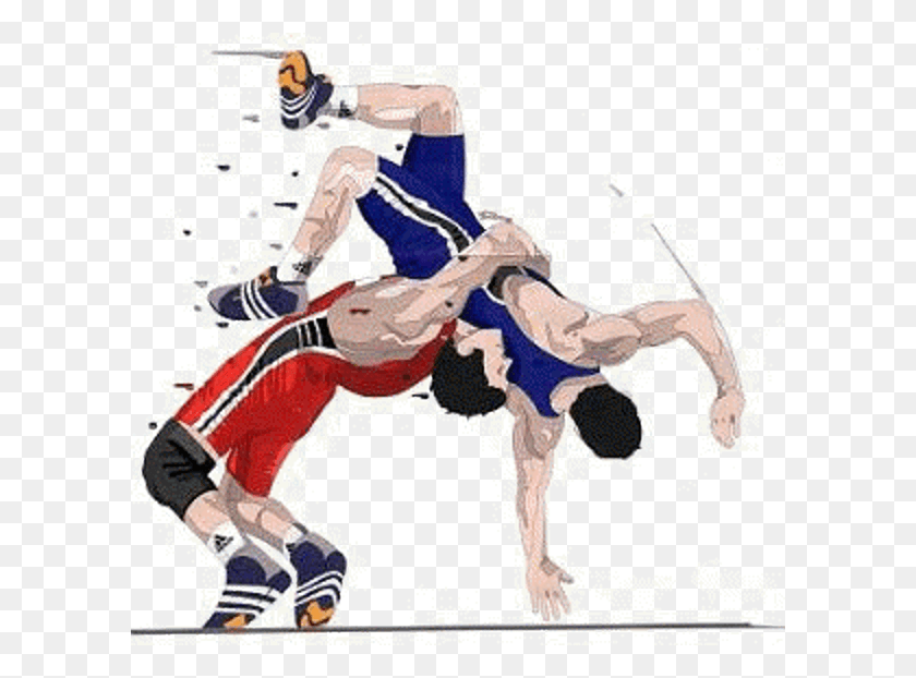 600x562 Борцовские Фото Борьба, Человек, Человек, Спорт Hd Png Скачать
