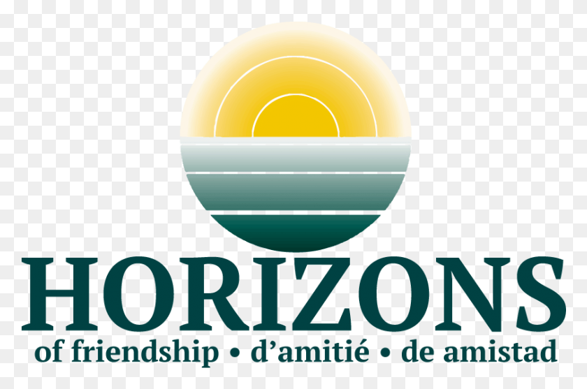 843x538 Writers Amp Friends Literary Afternoon In Port Hope Horizons Of Friendship Logo, Sphere, Text, Astronomy HD PNG Download