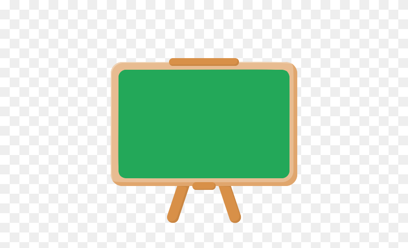 512x512 Writing Board Blackboard Icon Of Education, White Board Transparent PNG