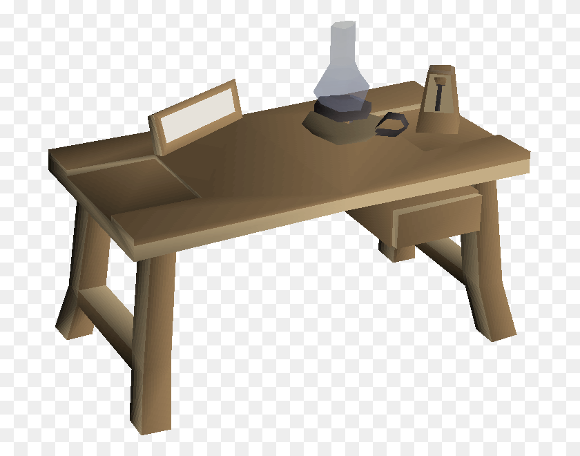 699x600 Writing Desk, Furniture, Table, Tabletop HD PNG Download