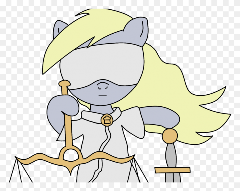 1227x961 Wrongness Derpy Hooves Female Justice Justice Is Cartoon, Hat, Clothing, Apparel HD PNG Download