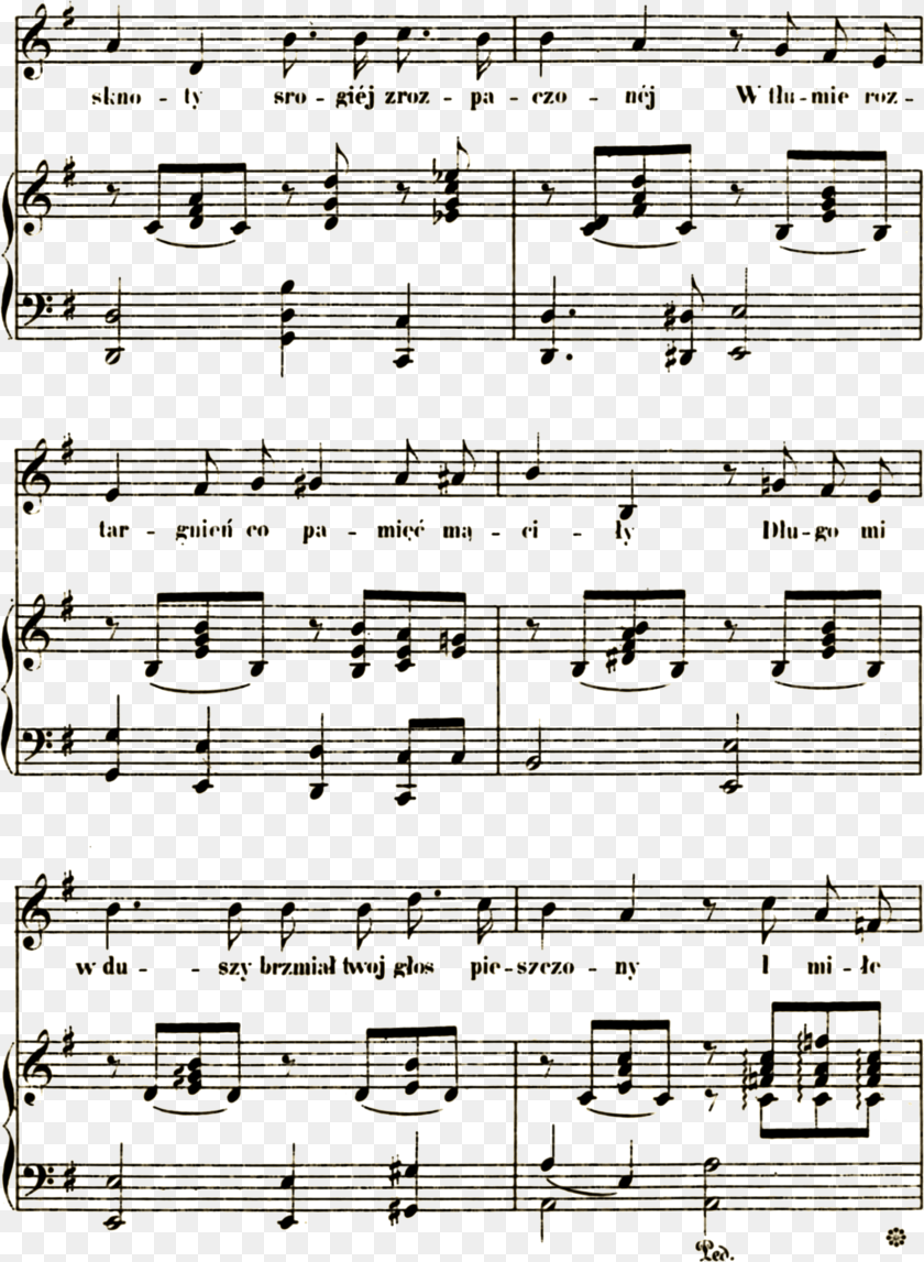 1769x2415 Wspomnienie Z Puszkina Page05 Sheet Music, Sheet Music PNG