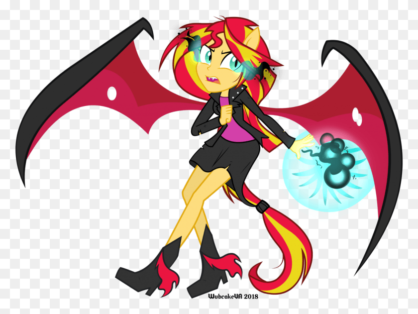 1128x827 Wubcakeva Boots Clothes Dark Magic Equestria Girls Wubcake Sunset Shimmer Demon, Graphics, Manga HD PNG Download