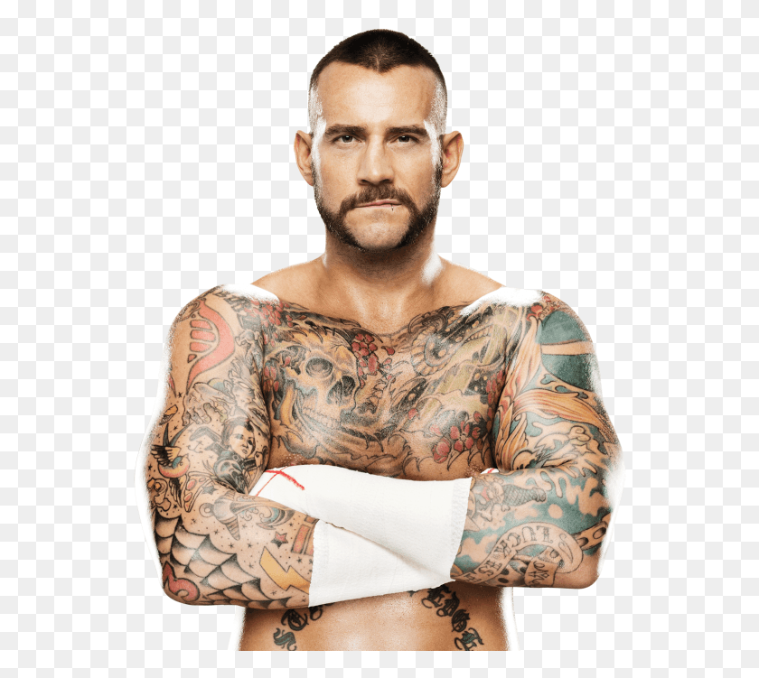 546x691 Wwe Draft 2017 Smackdown, Skin, Tattoo, Person HD PNG Download